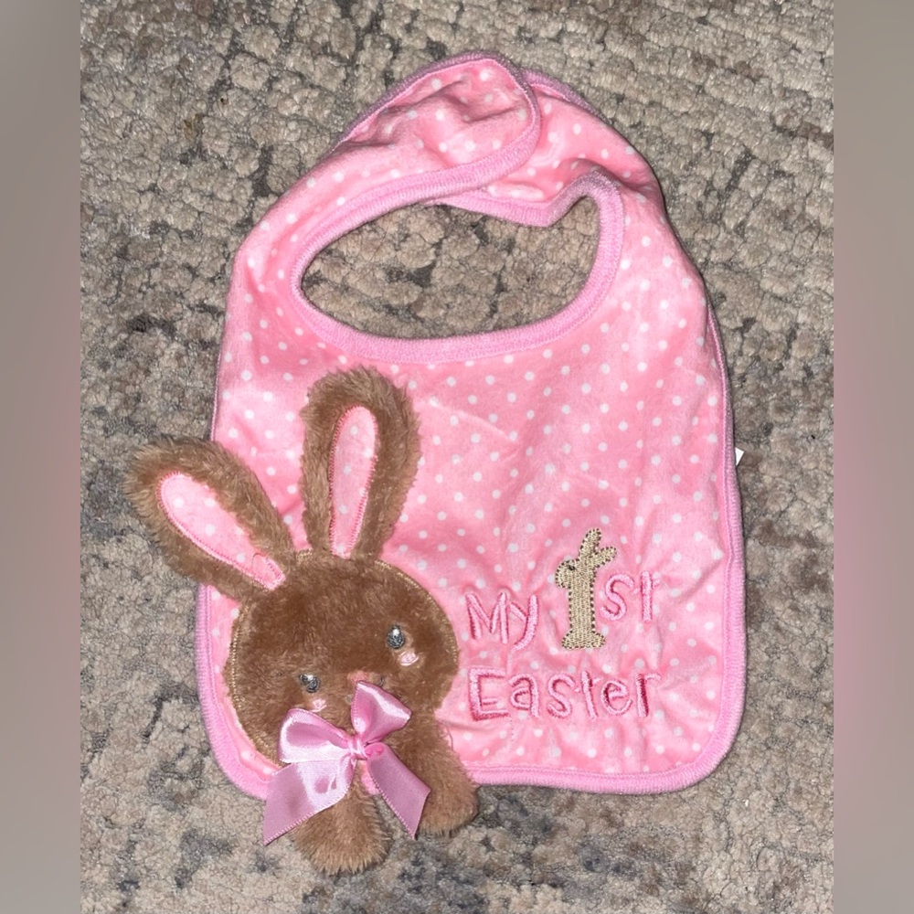 ‘My first Easter’ Bunny Baby Bib